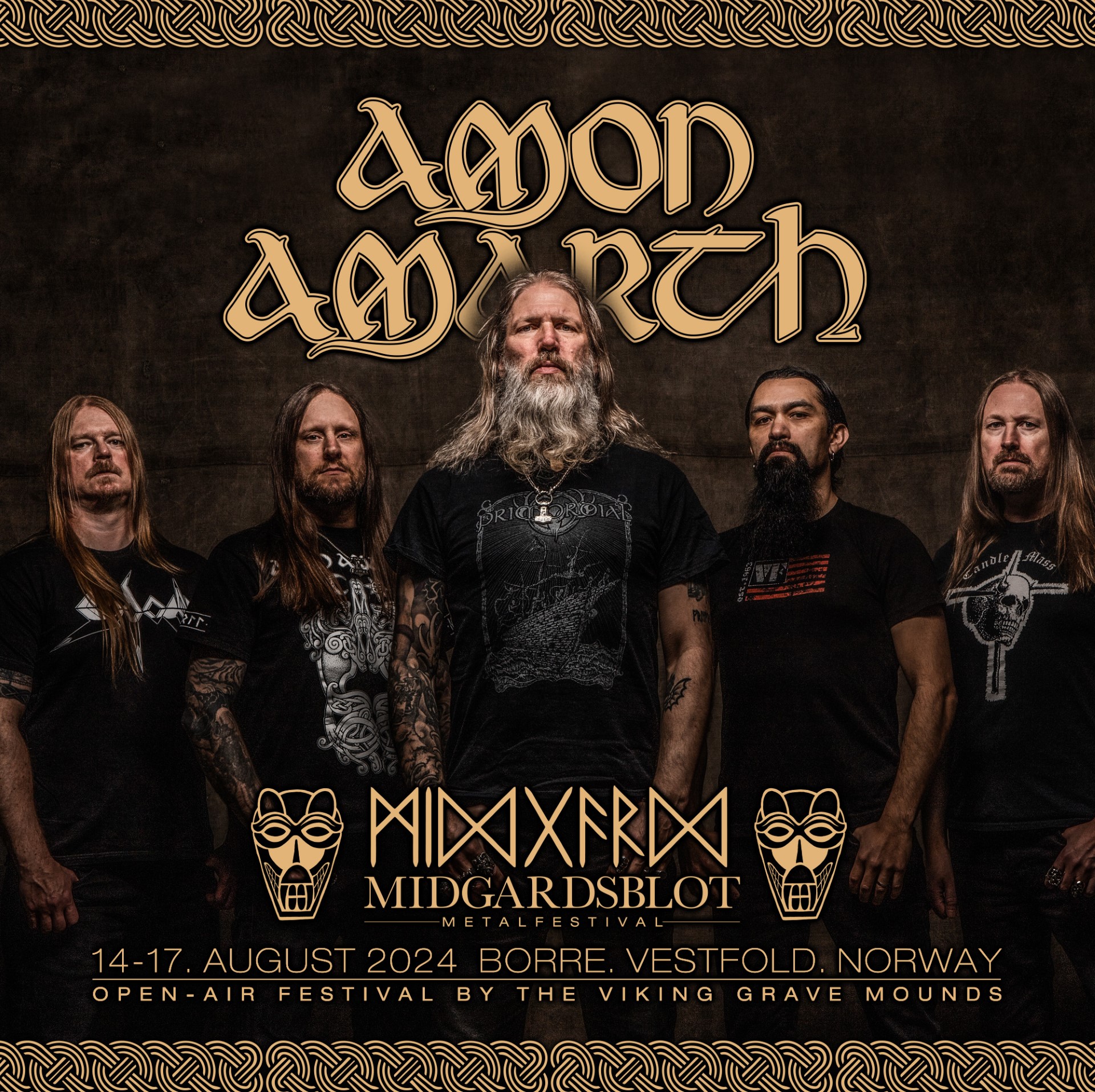 Amon Amarth: Metal Crushes All Tour 2024 – Yuengling Center Tampa, FL. Sat May 18th