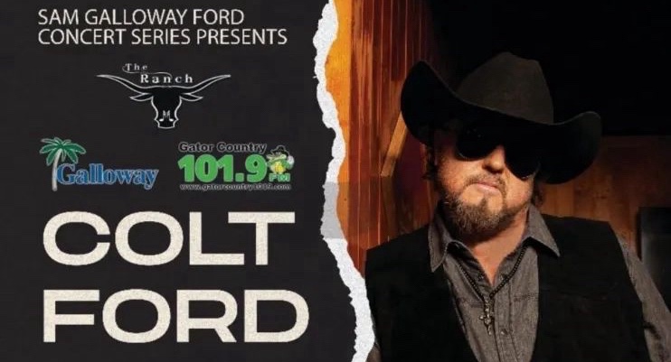 Tonight! Colt Ford: The Ranch Concert Hall & Saloon Fort Myers, FL. Dec 8th