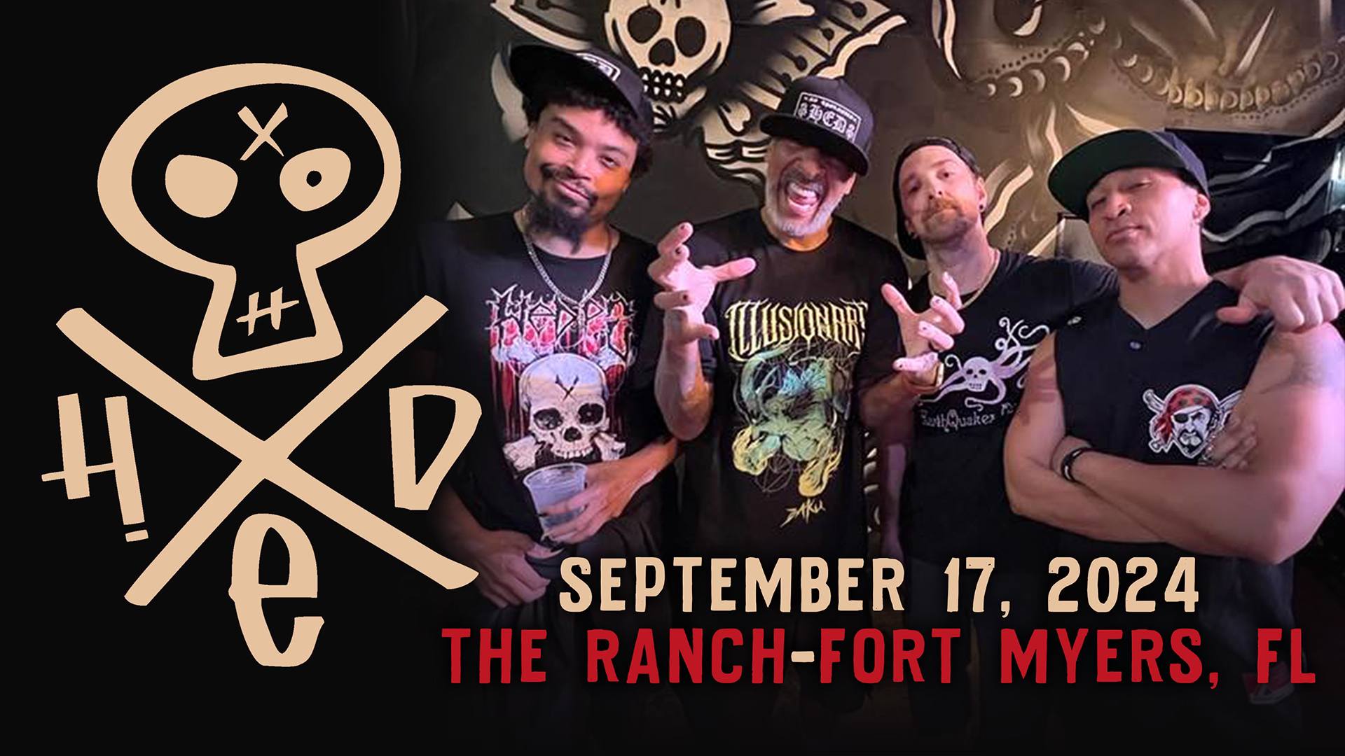 Rock Out with (hed) P.E. and DONEFOR at The Ranch Concert Hall & Saloon on September 17th!