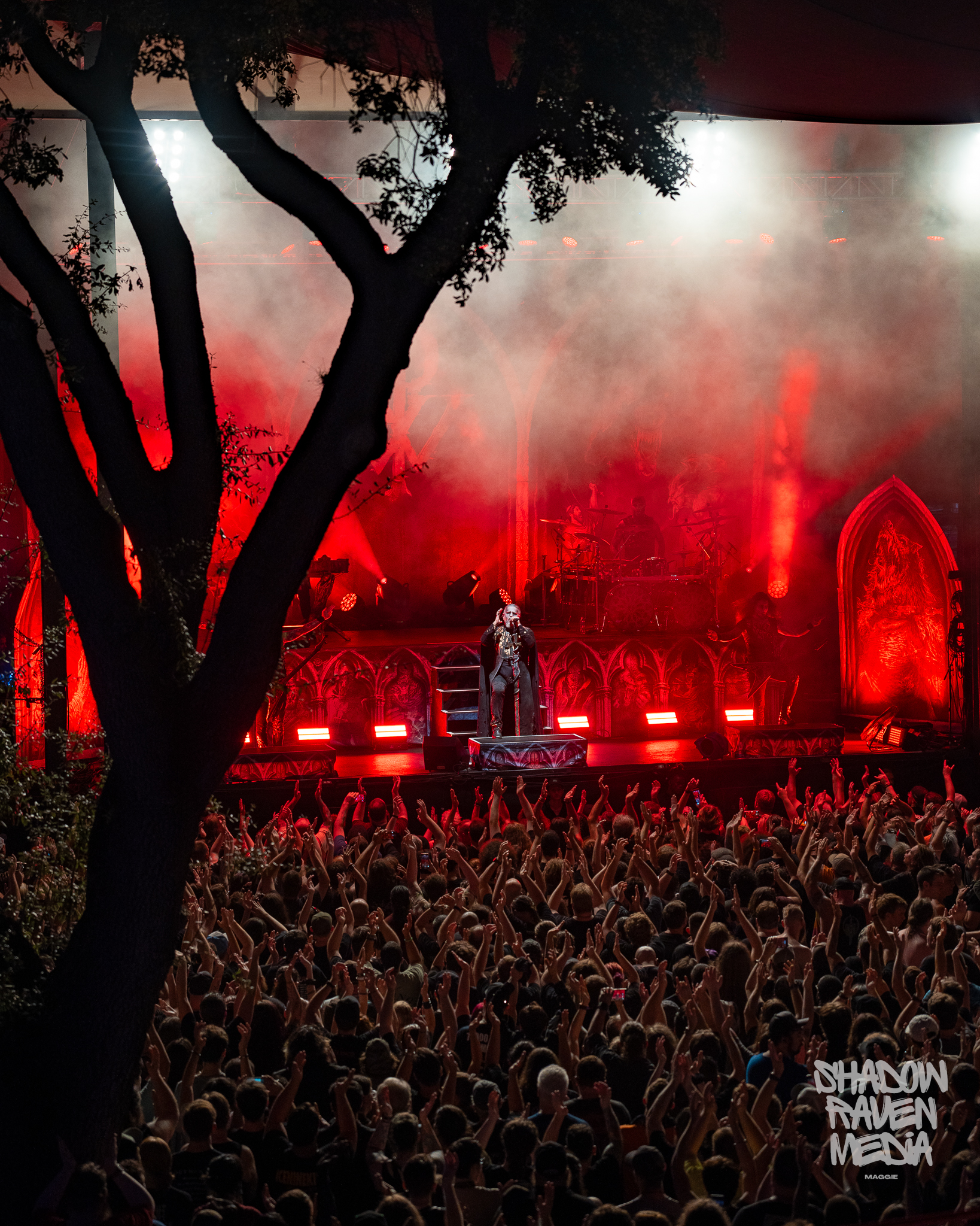 Crowd photo from Powerwolf concert at Jannus Live show in St. Petersburg Florida September 7 2024