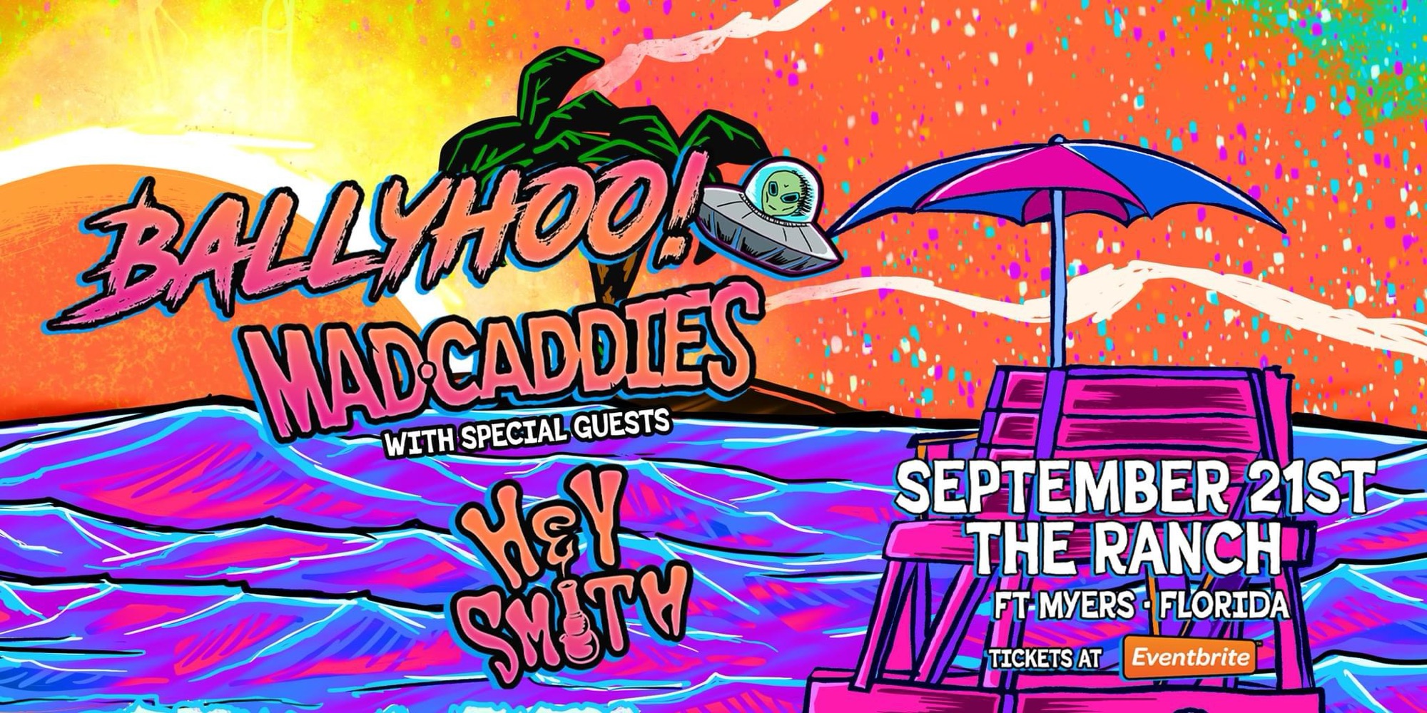 Ballyhoo! & Mad Caddies Bring Ska-Punk Energy to The Ranch with Special Guests HEY-SMITH