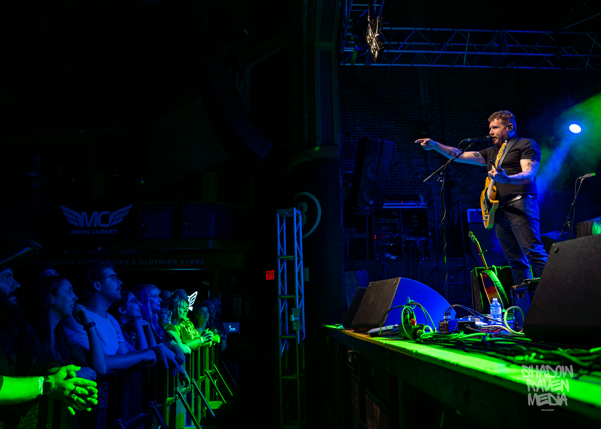 Nate Bergman plays for crowd at The Beacham Theater in Orlando Florida