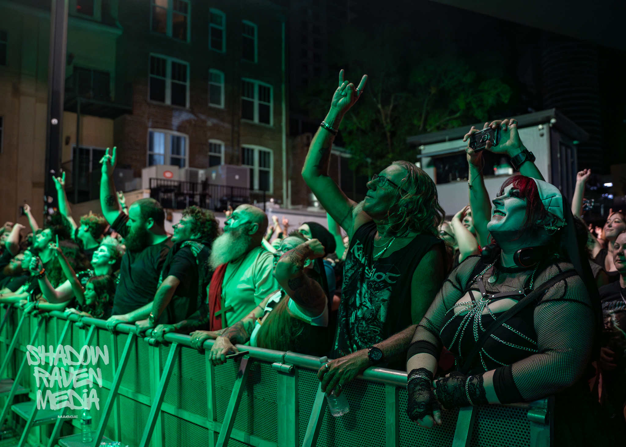 Crowd photo from Powerwolf concert photo at Jannus Live show in St. Petersburg Florida September 7 2024