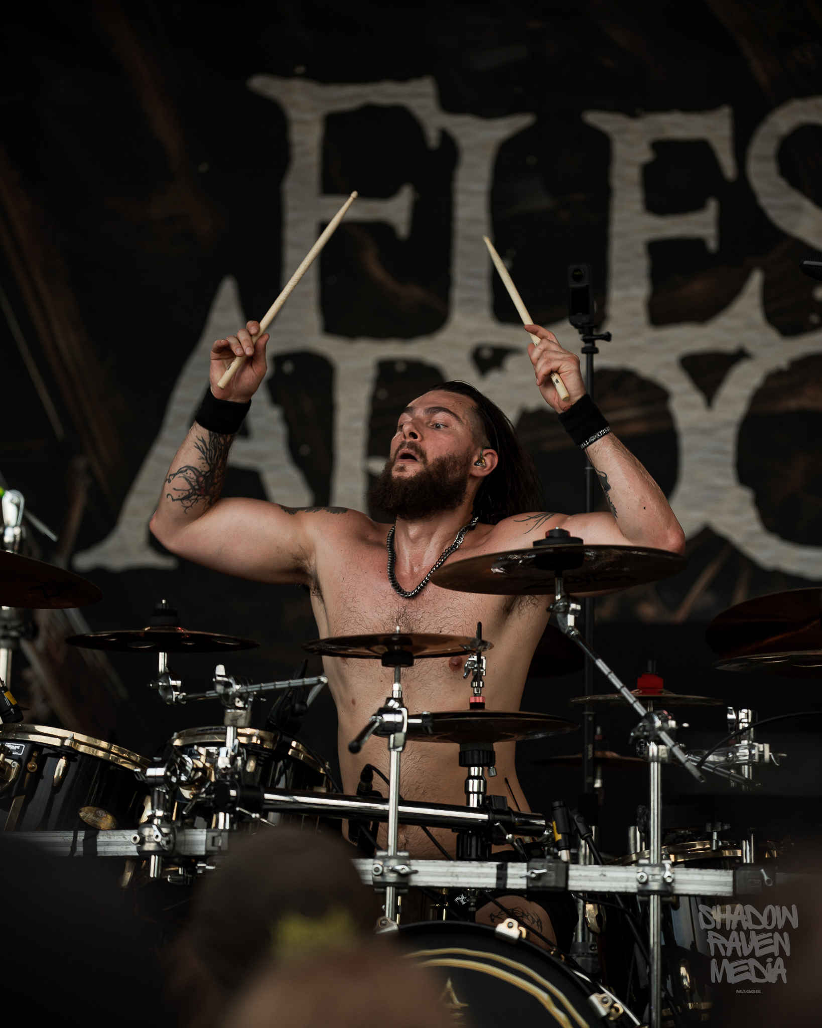 death metal band Disembodied Tyrant plays for a crowd at The Orpheum in Tampa Florida on September 29 2024