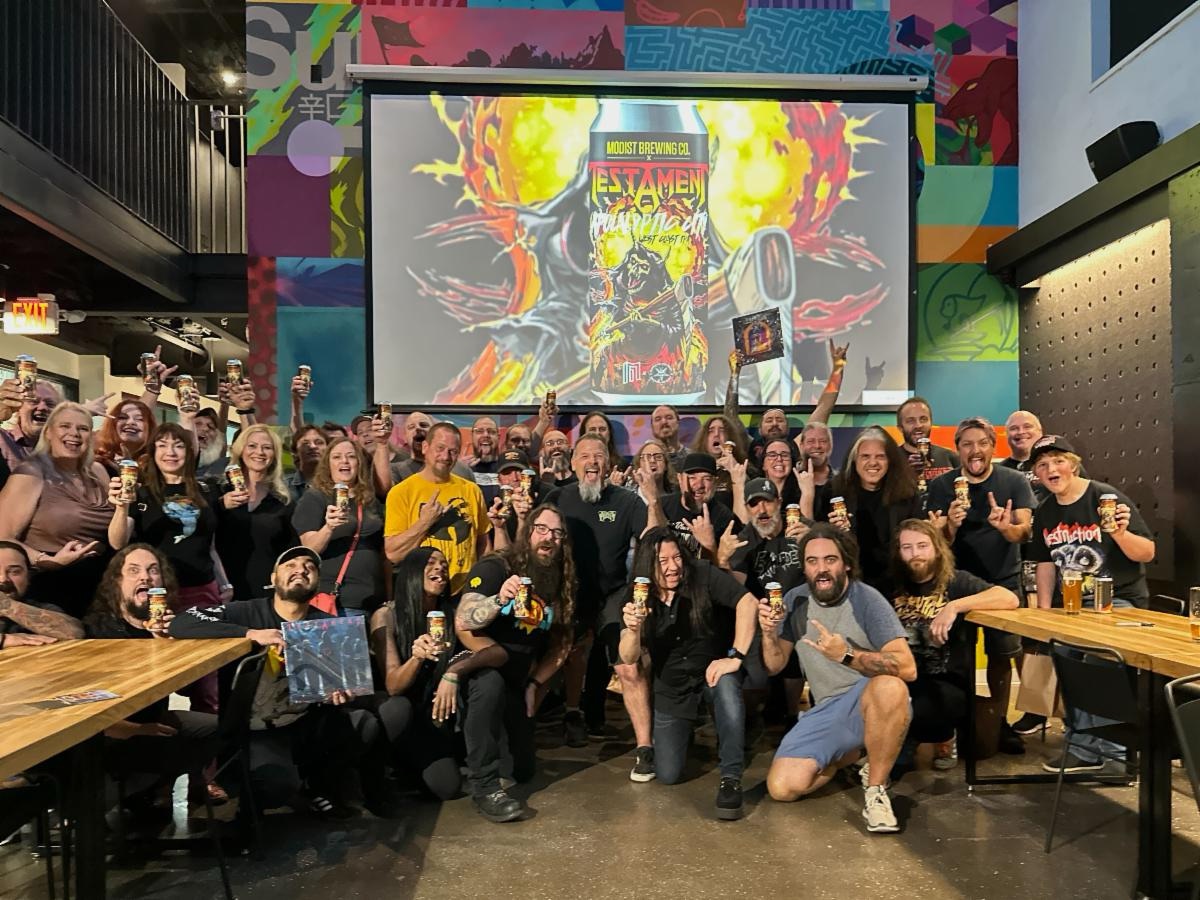 TESTAMENT Teams Up with Modist Brewing for Apocalyptic City IPA