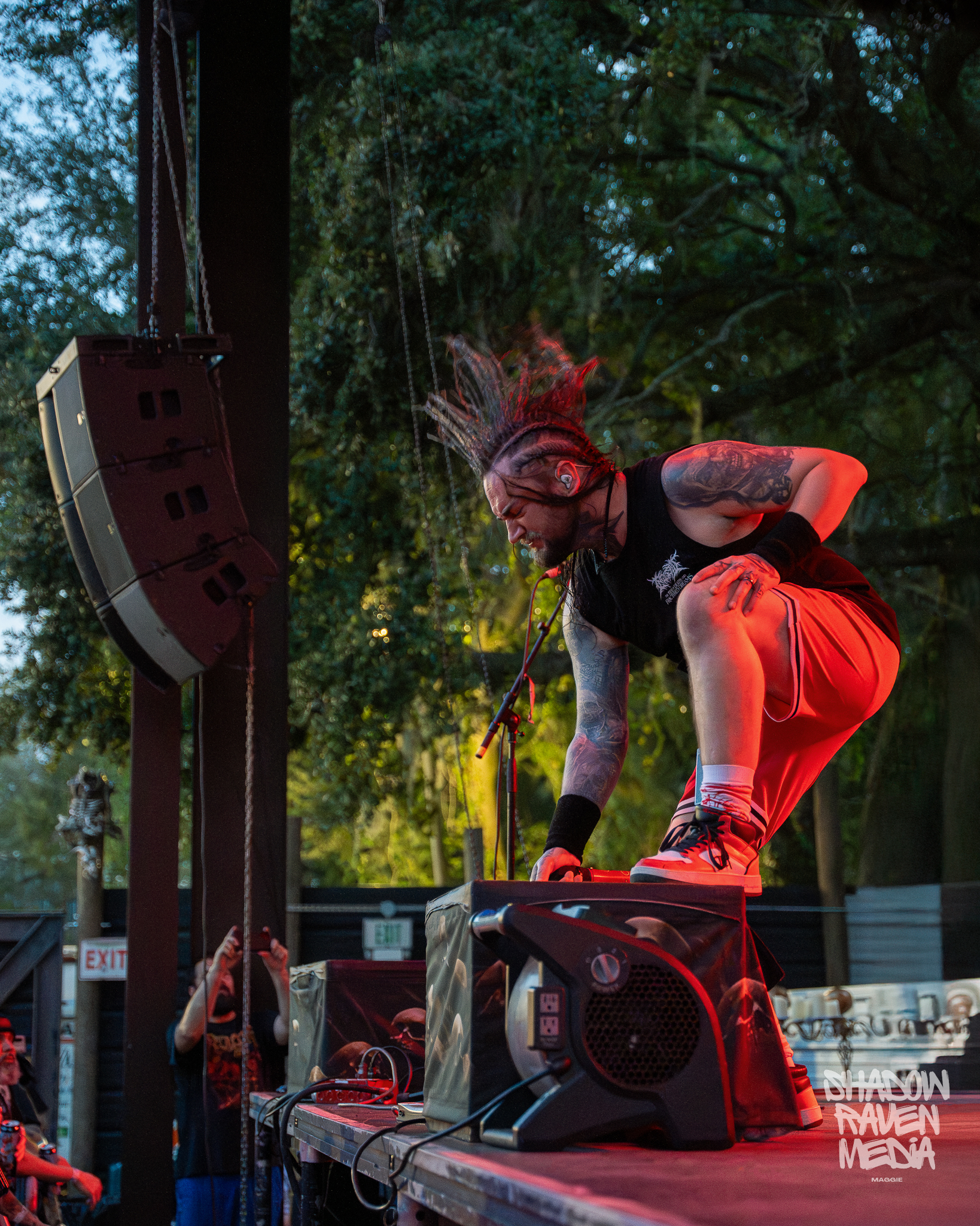 death metal band Ingested plays for a crowd at The Orpheum in Tampa Florida on September 29 2024