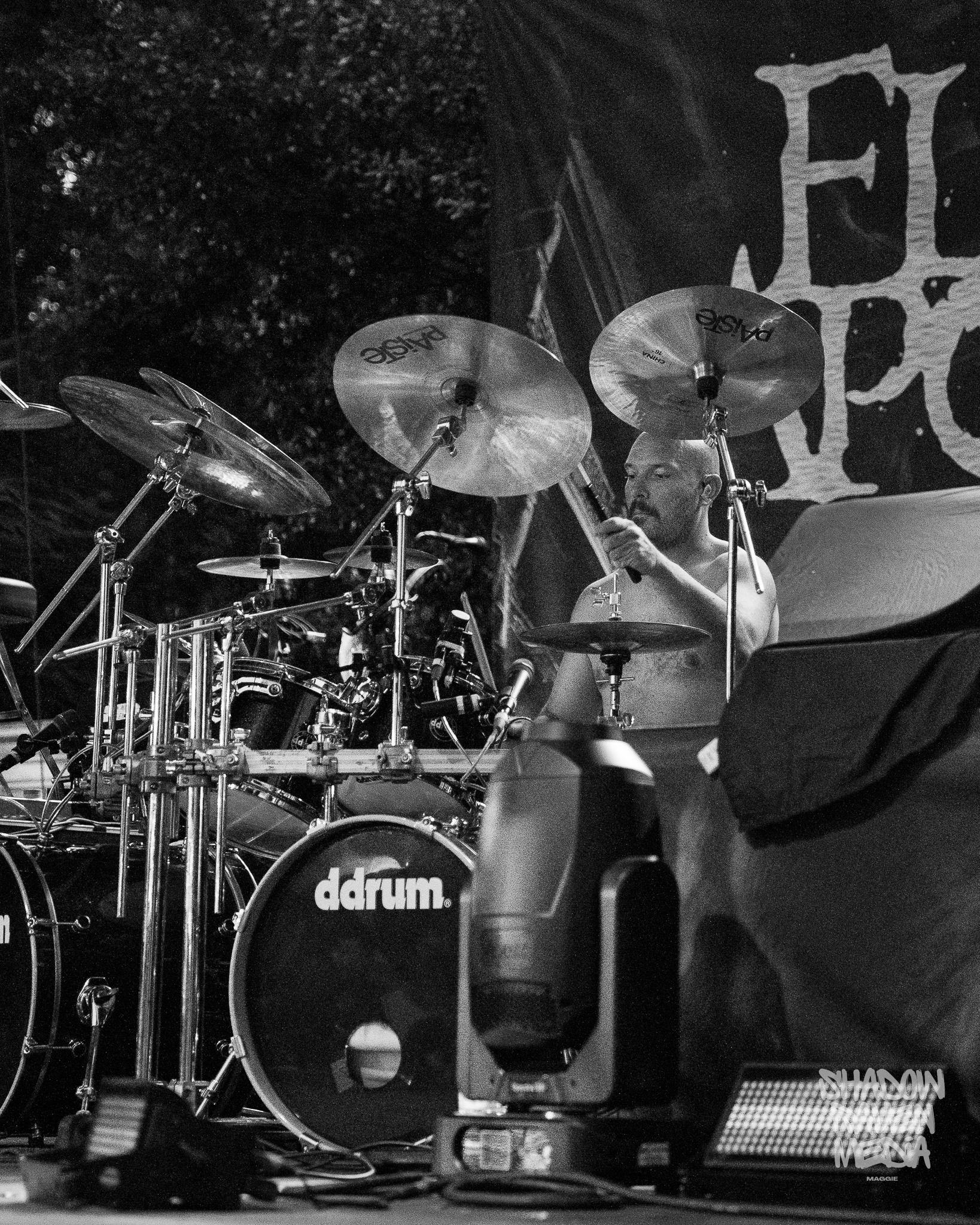 death metal band Ingested plays for a crowd at The Orpheum in Tampa Florida on September 29 2024