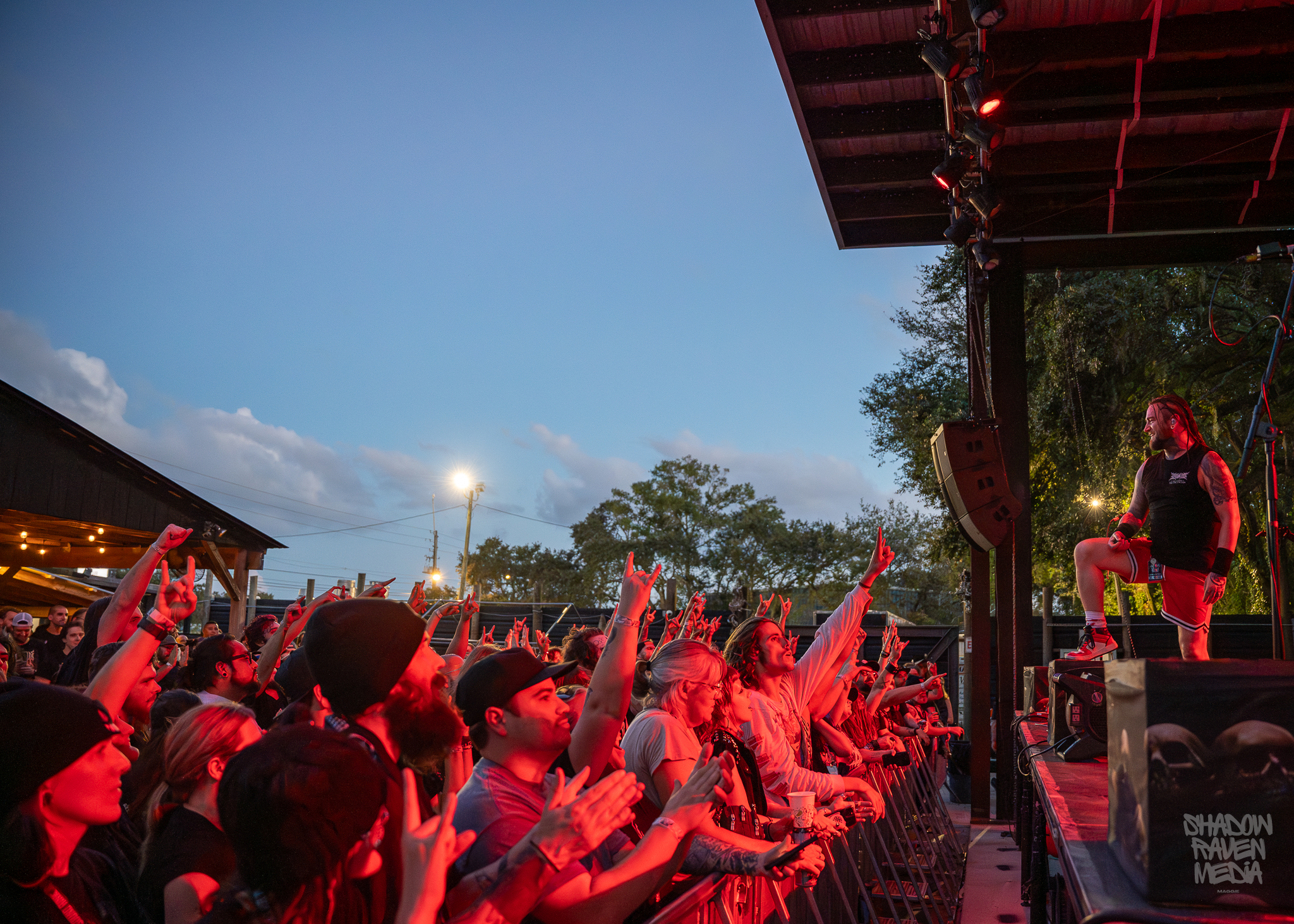 death metal band Ingested plays for a crowd at The Orpheum in Tampa Florida on September 29 2024