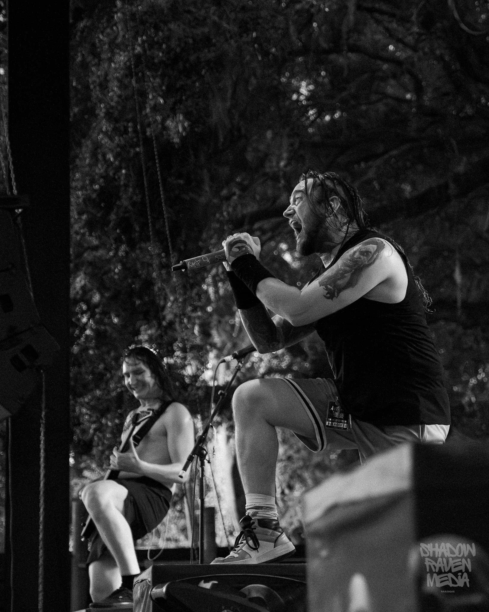 death metal band Ingested plays for a crowd at The Orpheum in Tampa Florida on September 29 2024