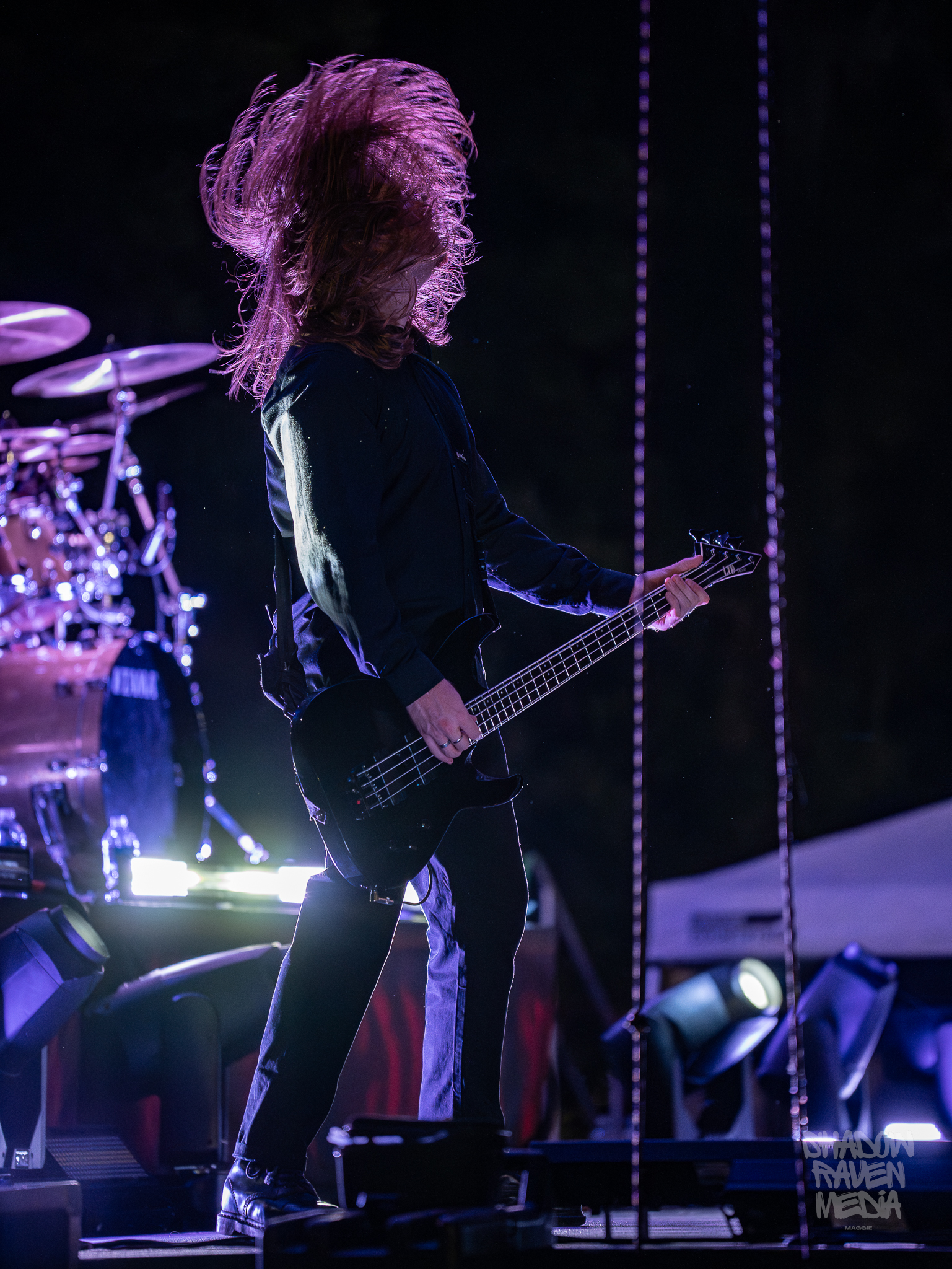 death metal band Shadow of Intent plays for a crowd at The Orpheum in Tampa Florida on September 29 2024
