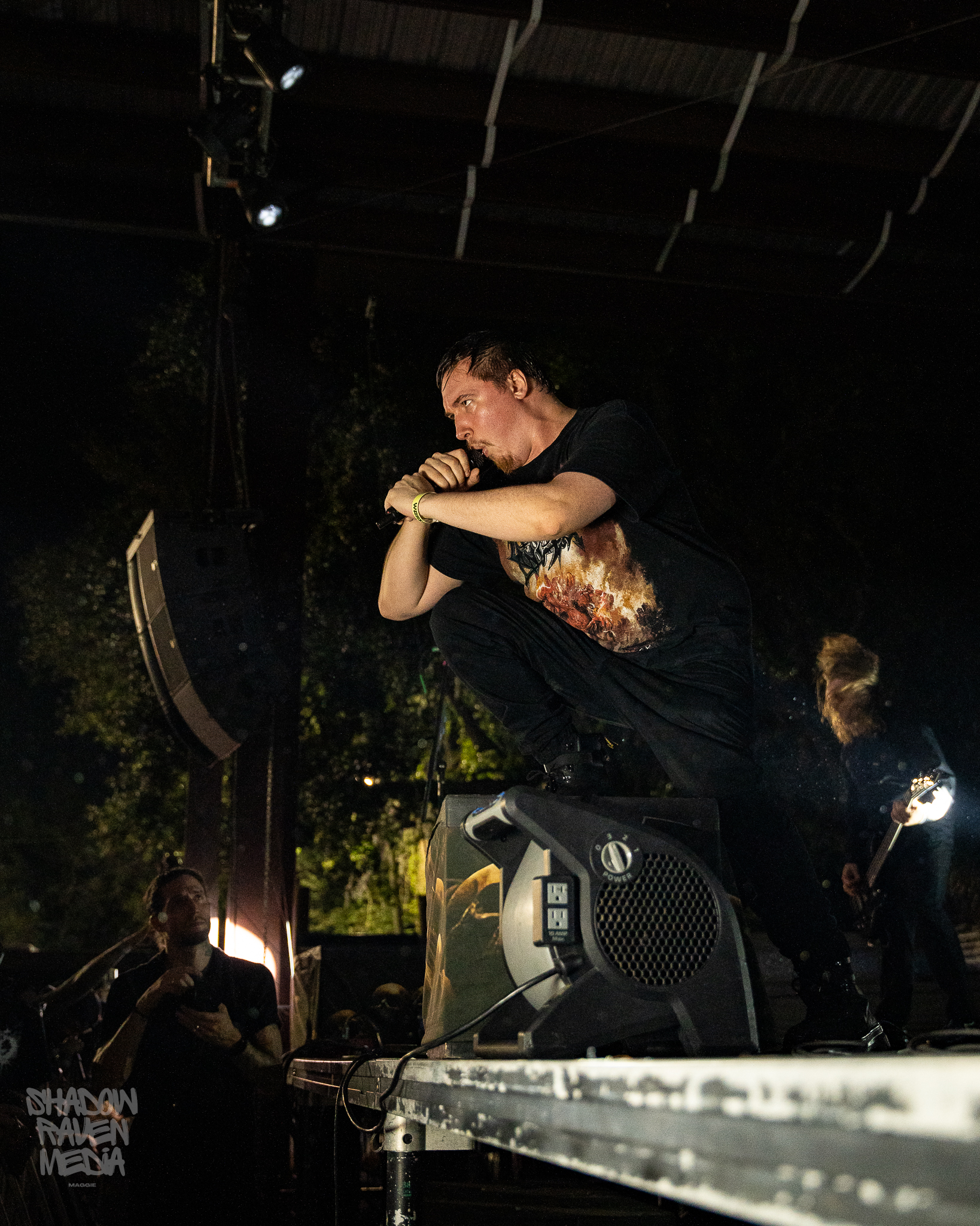 death metal band Shadow of Intent plays for a crowd at The Orpheum in Tampa Florida on September 29 2024