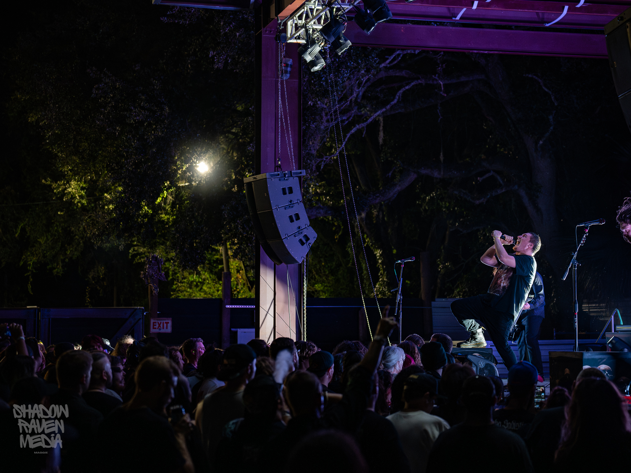death metal band Shadow of Intent plays for a crowd at The Orpheum in Tampa Florida on September 29 2024