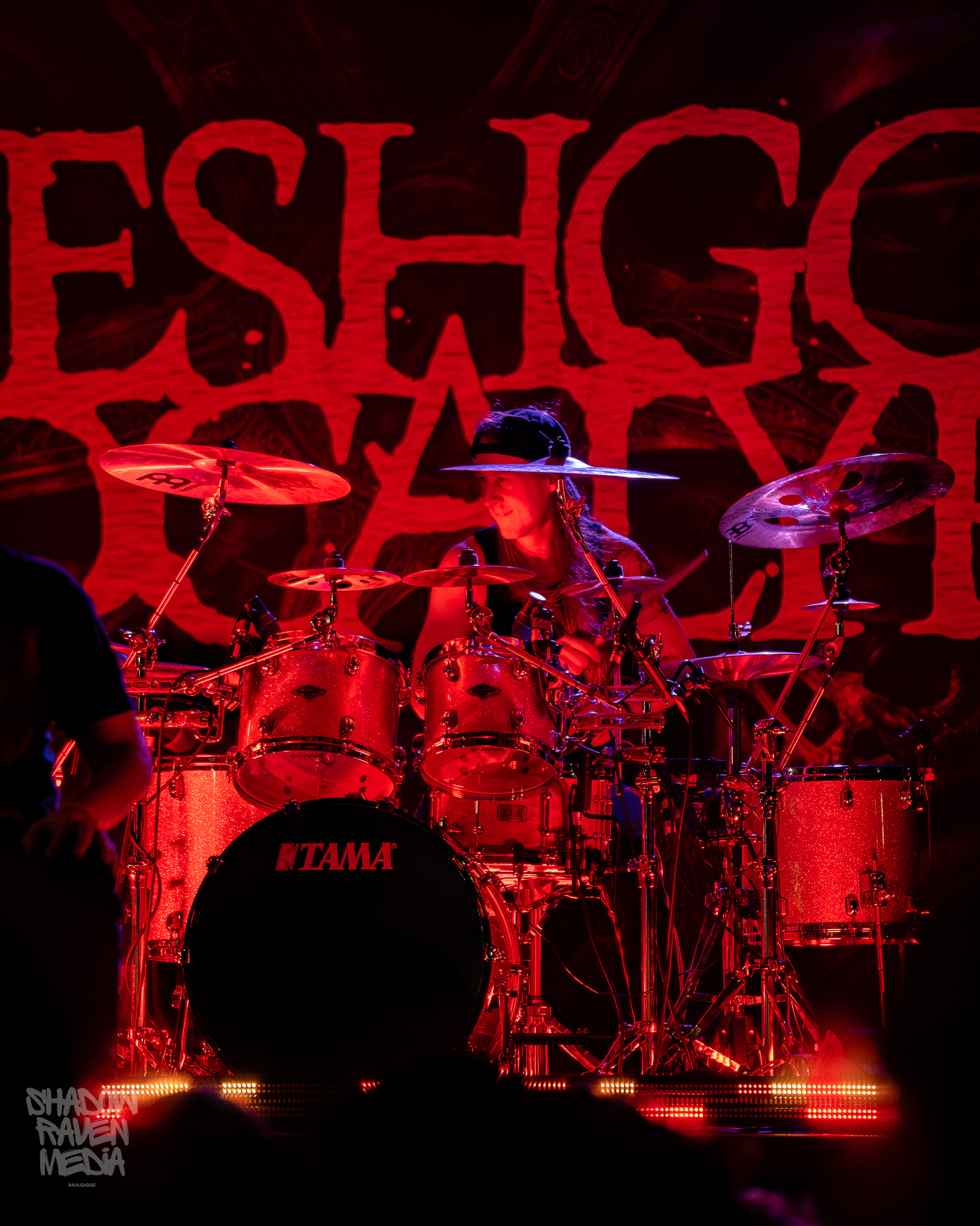 death metal band Shadow of Intent plays for a crowd at The Orpheum in Tampa Florida on September 29 2024