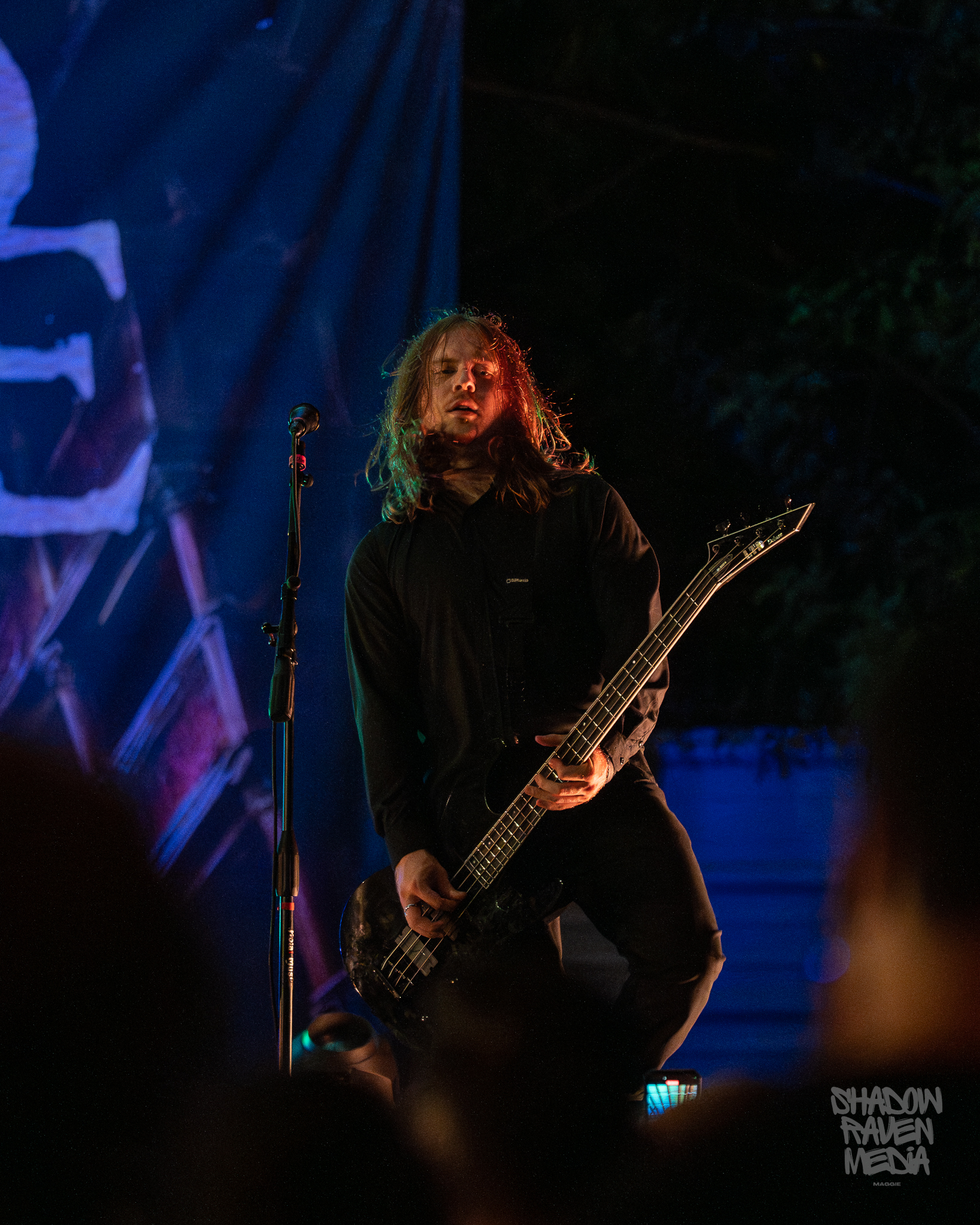 death metal band Shadow of Intent plays for a crowd at The Orpheum in Tampa Florida on September 29 2024