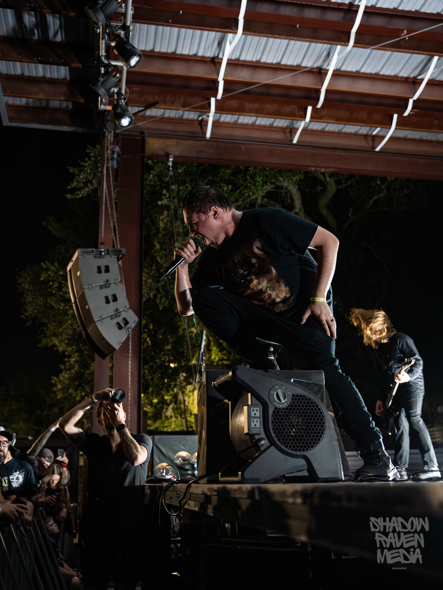 death metal band Shadow of Intent plays for a crowd at The Orpheum in Tampa Florida on September 29 2024