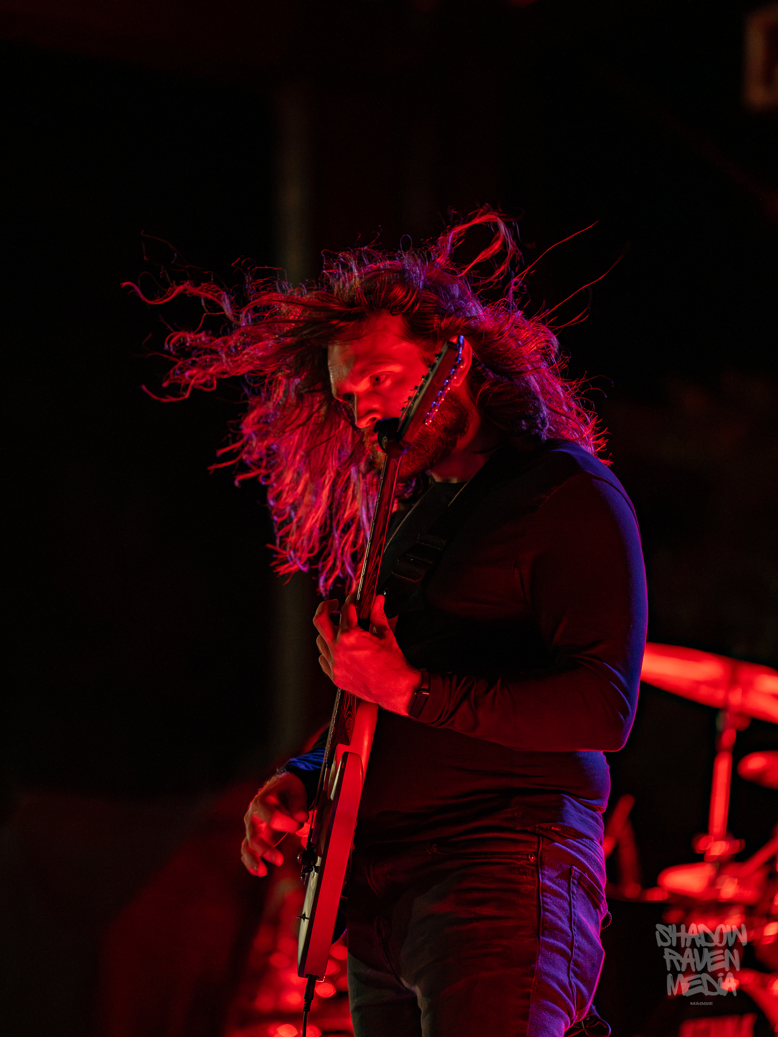 death metal band Shadow of Intent plays for a crowd at The Orpheum in Tampa Florida on September 29 2024
