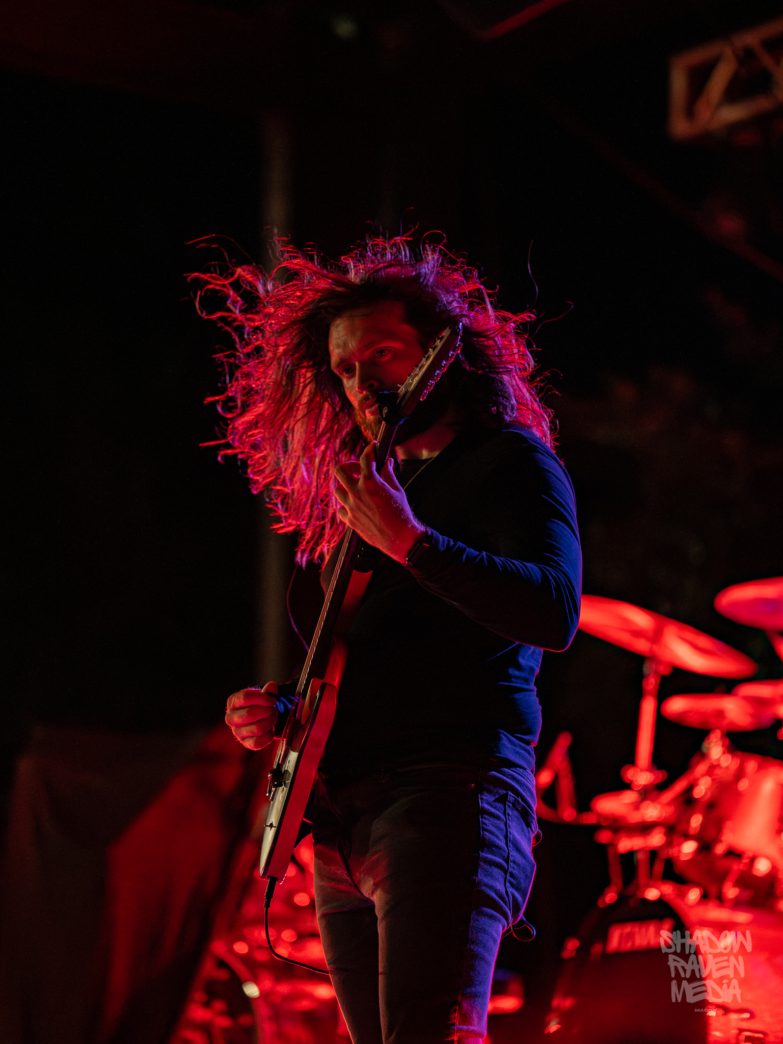 death metal band Shadow of Intent plays for a crowd at The Orpheum in Tampa Florida on September 29 2024