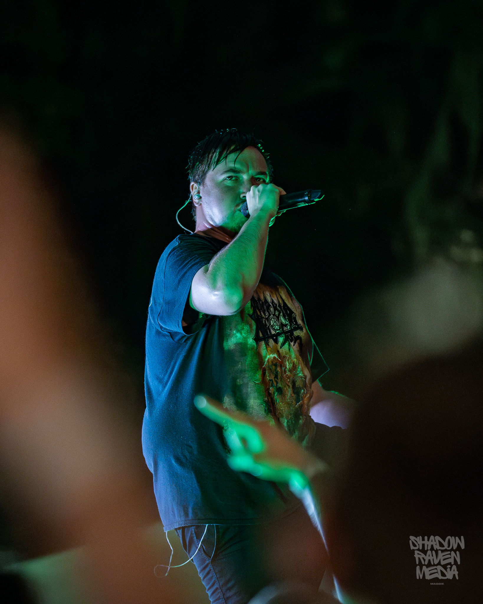 death metal band Shadow of Intent plays for a crowd at The Orpheum in Tampa Florida on September 29 2024