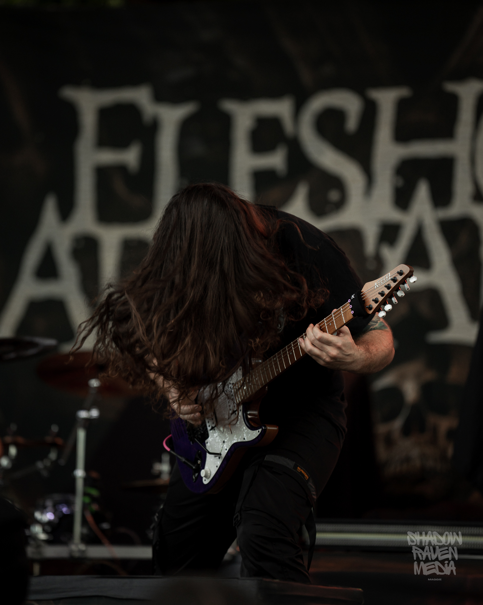 death metal band The Zenith Passage plays for a crowd at The Orpheum in Tampa Florida on September 29 2024