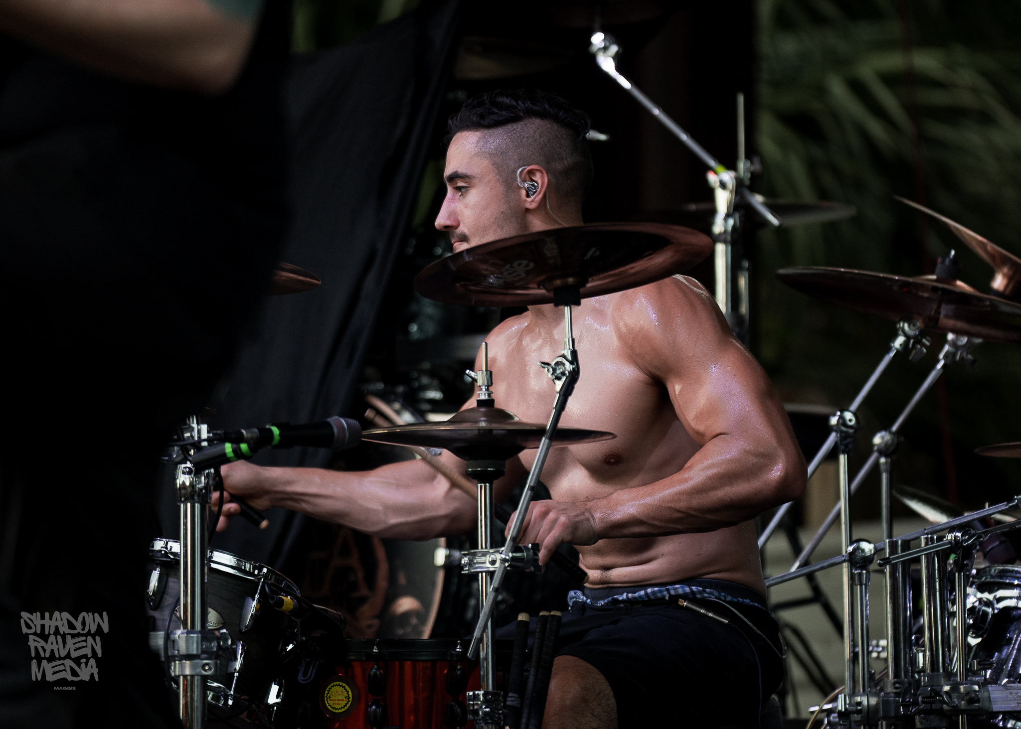 death metal band The Zenith Passage plays for a crowd at The Orpheum in Tampa Florida on September 29 2024